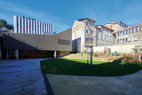 Jardin de la Cité en hiver 