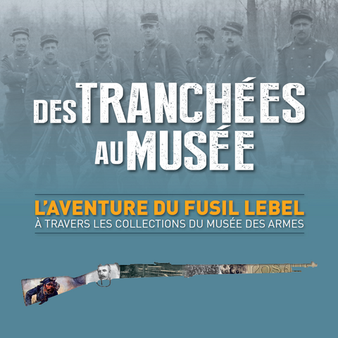 Composition graphique autour du fusil Lebel