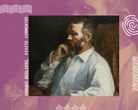 portrait de JB Desliens, homme assis de profil