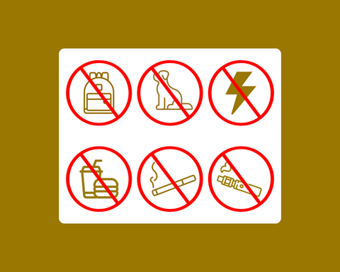 Pictos d'interdit